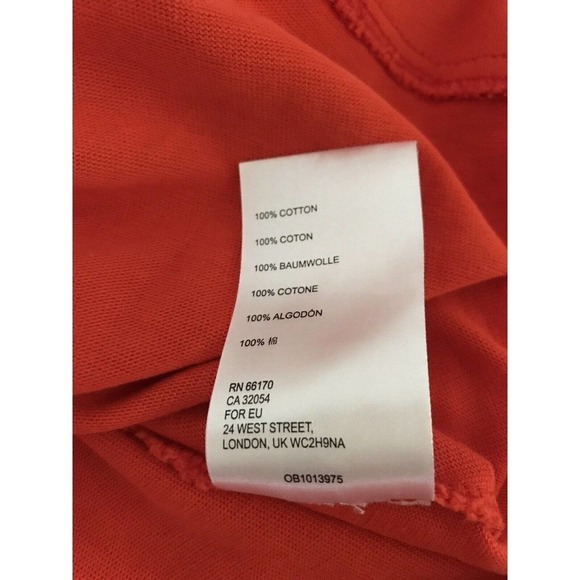 By Anthropologie | Anais Tunic Womens XS Orange Oversized NeckTie Pullover Dress - Picture 10 of 11